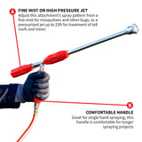 5 Gallon Backpack Sprayer with Fogging Attachment 435 PSI Pump for Pest Control