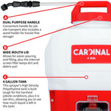 4 Gallon 21 Volt Battery Powered Backpack Sprayer for Pest Control