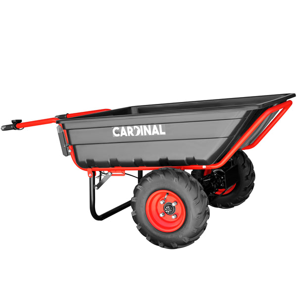 Heavy Duty Electric Utility Cart 40V Battery-Powered Wheelbarrow