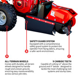 Stump Grinder with 12" Blades 13HP Honda GX390 Off-Road Tree Stump Removal