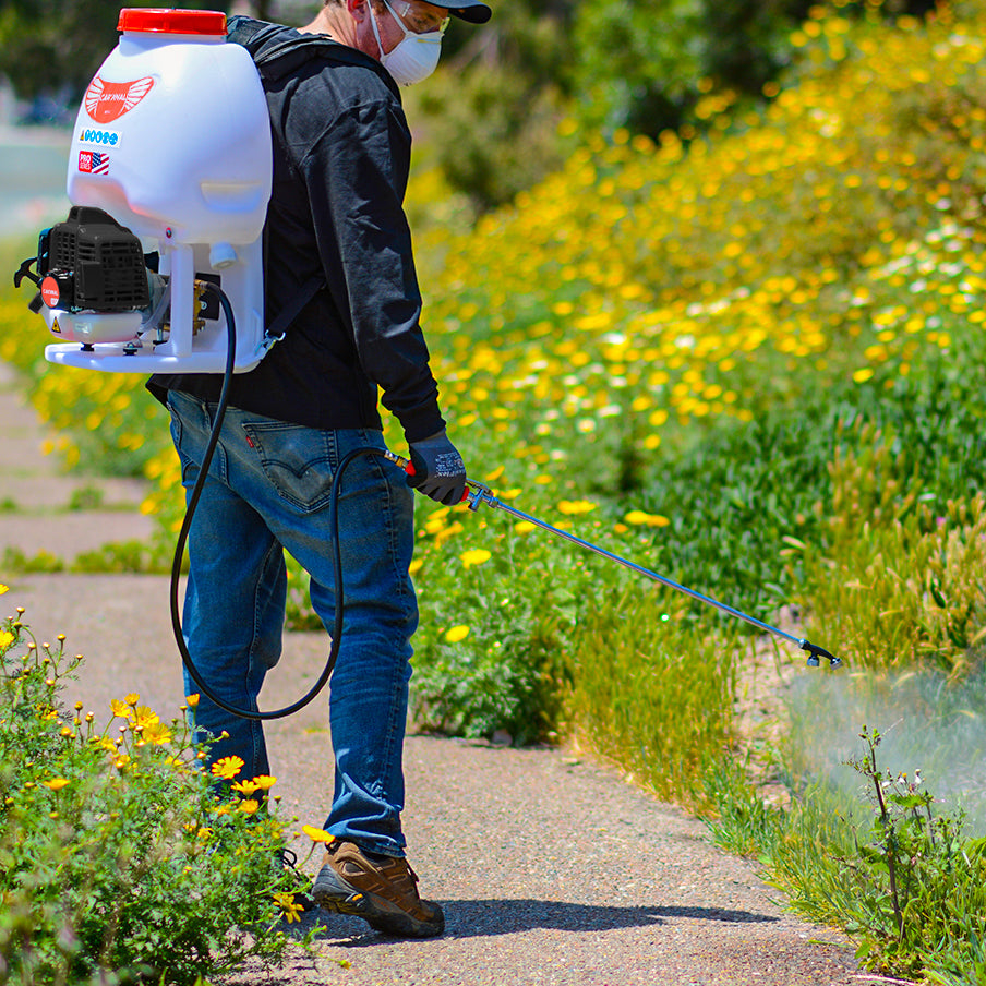5 Gallon Backpack Sprayer with Foundation Gun 435 PSI Pump for Pest Co ...