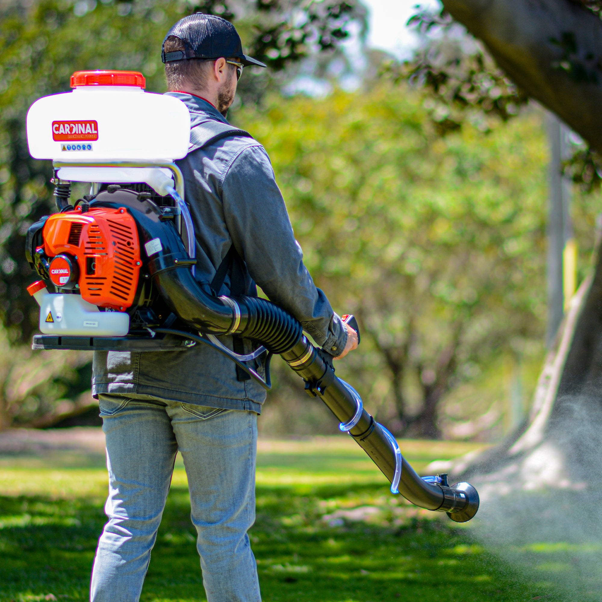 garden fogger sprayer 3HP Backpack Fogger Duster Leaf Blower 3-in-1 Sprayer for Pesticides –  Cardinal Sprayers